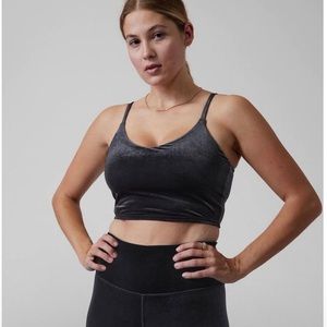 EUC Athleta Velvet Crop Tank